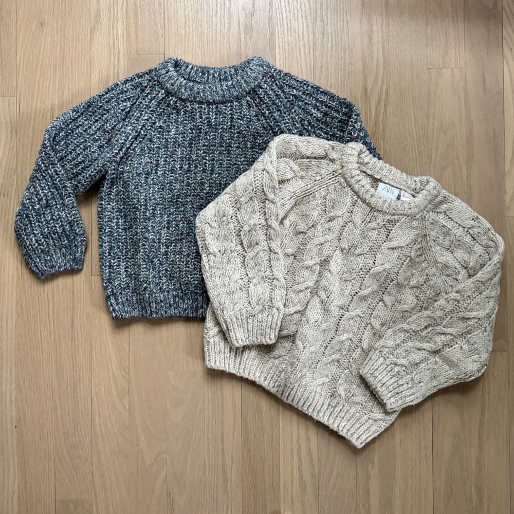 Zara Kids Knit Sweater Set